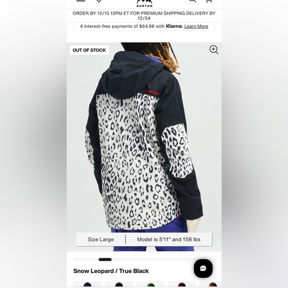 Burton Snowboard Jacket - Picture 3 of 12